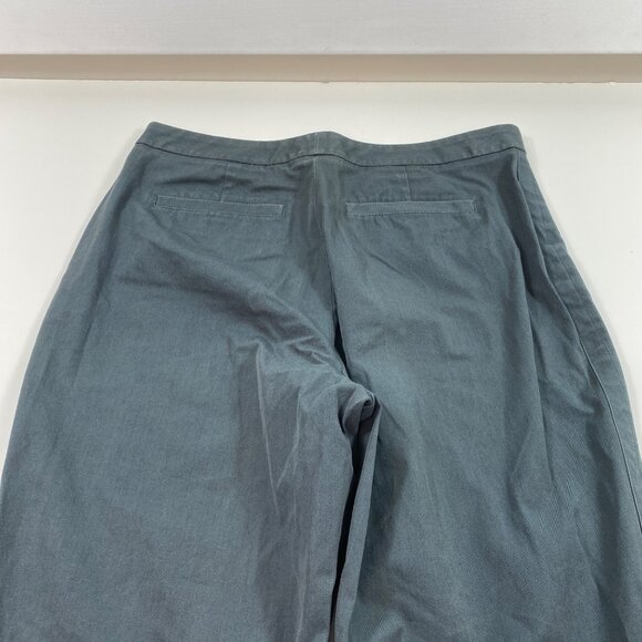 Vintage Womens Gray High-Waisted Casual Wear Pants Button Zipper Closure Size M - Picture 5 of 10